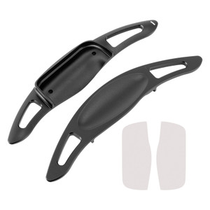2023 Toyota Voxy Carbon Look Steering Wheel Paddle Shifter Extension Aluminium Black Generic