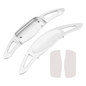 2020-2023 Toyota RAV4 Carbon Look Steering Wheel Paddle Shifter Extension Aluminium Silver Generic