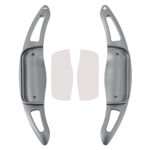 2023 Toyota RAV4 PHEV Carbon Look Steering Wheel Paddle Shifter Extension Aluminium Grey Generic