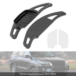 2015-2023 Toyota Hilux Steering Wheel Paddle Shifter Extension Carbon Fiber Black Look Generic