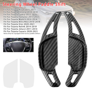 2014-2018 Toyota Ralink Steering Wheel Paddle Shifter Extension Carbon Fiber Black Look Generic