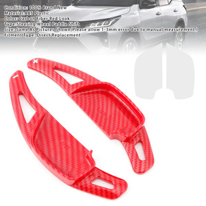 2014-2018 Toyota Corolla Steering Wheel Paddle Shifter Extension Carbon Fiber Red Look Generic
