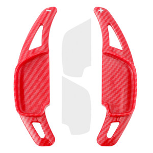 2010-2018 Toyota Mark X Steering Wheel Paddle Shifter Extension Carbon Fiber Red Look Generic