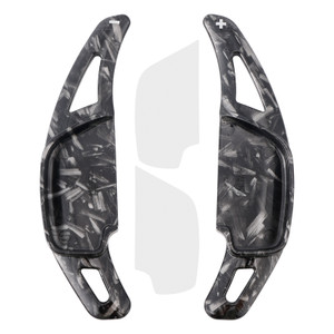 2014-2018 Toyota Corolla Steering Wheel Paddle Shifter Extension Black Forged Pattern Generic