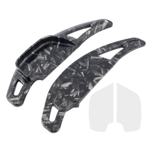 2012-2016 Toyota Camry Steering Wheel Paddle Shifter Extension Black Forged Pattern Generic
