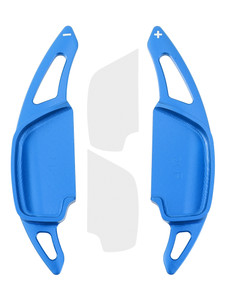 2020-2021 Toyota Vios Steering Wheel Paddle Shifter Extension Aluminium Blue Generic