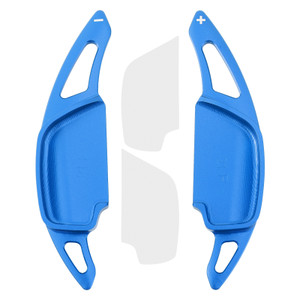 2020-2021 Toyota Vios Steering Wheel Paddle Shifter Extension Aluminium Blue Generic