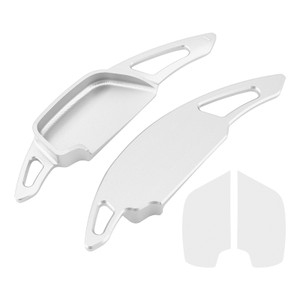 2015-2023 Toyota Hilux Steering Wheel Paddle Shifter Extension Aluminium Silver Generic