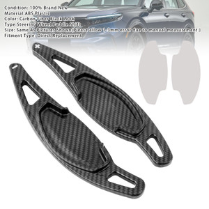 2022-2023 Honda Civic 11th Gen Steering Wheel Paddle Shifter Extension Carbon Fiber Black Look Generic