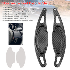 2022-2025 Honda Step WGN Steering Wheel Paddle Shifter Extension Carbon Fiber Black Look Generic
