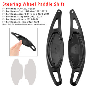 2023-2025 Honda Accord 11th Gen Steering Wheel Paddle Shifter Extension Black Generic