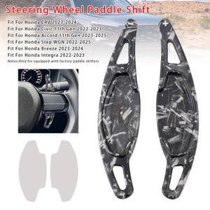 2023-2024 Honda CRV Steering Wheel Paddle Shifter Extension Black Forged Pattern Generic