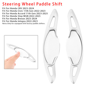 2023-2024 Honda Breeze Steering Wheel Paddle Shifter Extension Aluminium Silver Generic
