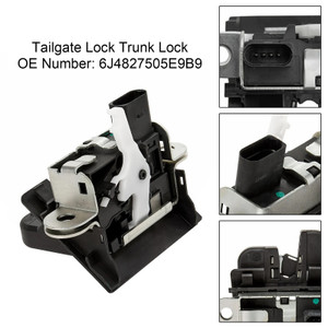 Tailgate Lock Trunk Lock 6J4827505E9B9 For Seat Ibiza IV 6J5, 6P1 1.2 TSi