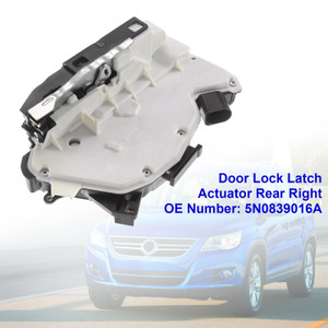 2011-2015 Skoda Fabia Door Lock Latch Actuator Rear Right 5N0839016A Generic