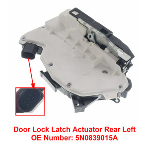 2009-2014 VW Tiguan Door Lock Latch Actuator Rear Left 5N0839015A Generic