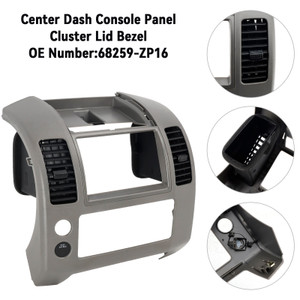 2005-2020 Nissan Frontier Center Dash Console Panel Cluster Lid Bezel 68259-ZP16 Generic