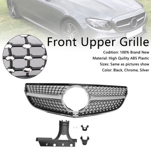 2014-2017 Mercedes Benz E-Class W207/ C207 Diamond Front Upper Grille With badge Generic
