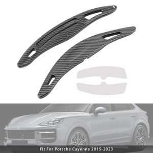 2018-2020 Porsche Panamera Hybrid Wheel Paddle Shifter Extension Carbon Fiber Black Look Generic