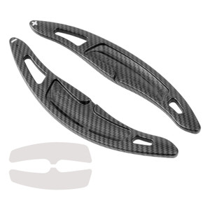 2016-2023 Porsche 718 Wheel Paddle Shifter Extension Carbon Fiber Black Look Generic