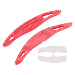 2015-2023 Porsche Cayenne Steering Wheel Paddle Shifter Extension Carbon Fiber Red Look Generic