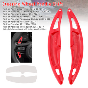 2015-2023 Porsche Cayenne Steering Wheel Paddle Shifter Extension Red Generic