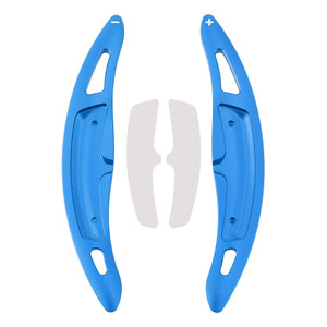 2016-2023 Porsche 718 Wheel Paddle Shifter Extension Aluminium Blue Generic