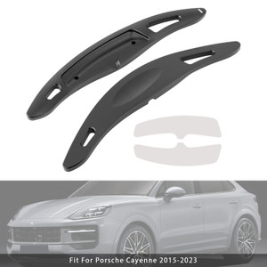 2015-2023 Porsche Cayenne Hybrid Wheel Paddle Shifter Extension Aluminium Black Generic
