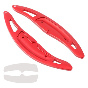2015-2023 Porsche Cayenne Steering Wheel Paddle Shifter Extension Aluminium Red Generic