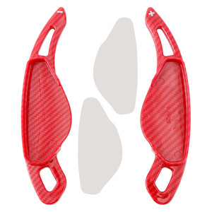 2016-2021 Discovery Sport Steering Wheel Paddle Shifter Extension Carbon Fiber Red Look Generic