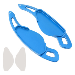 2016-2021 Discovery Sport Steering Wheel Paddle Shifter Extension Aluminium Blue Generic