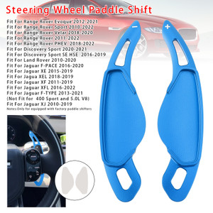 2013-2021 Jaguar F-PACE XE XEL XF XFL Steering Wheel Paddle Shifter Extension Aluminium Blue Generic