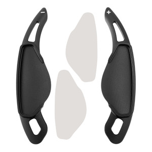 2013-2021 Jaguar F-PACE XE XEL XF XFL Steering Wheel Paddle Shifter Extension Aluminium Black Generic