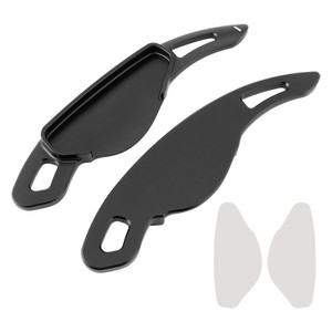 2013-2021 Jaguar F-PACE XE XEL XF XFL Steering Wheel Paddle Shifter Extension Aluminium Black Generic