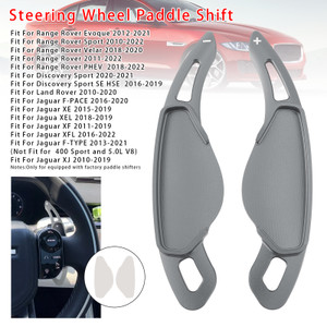 2010-2020 Land Rover Steering Wheel Paddle Shifter Extension Aluminium Grey Generic