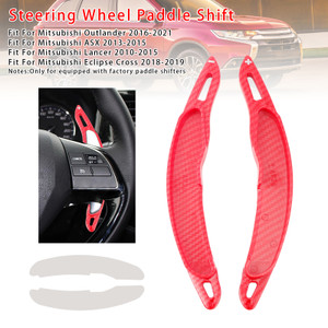 2018-2019 Mitsubishi Eclipse Cross Steering Wheel Paddle Shifter Extension Carbon Fiber Red Look Generic
