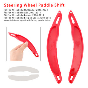 2018-2019 Mitsubishi Eclipse Cross Steering Wheel Paddle Shifter Extension Red Generic