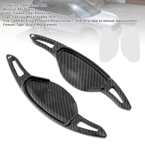 2022-2024 Infiniti QX60 Steering Wheel Paddle Shifter Extension Carbon Fiber Black Look Generic
