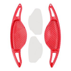 2022-2024 Infiniti QX60 Steering Wheel Paddle Shifter Extension Carbon Fiber Red Look Generic