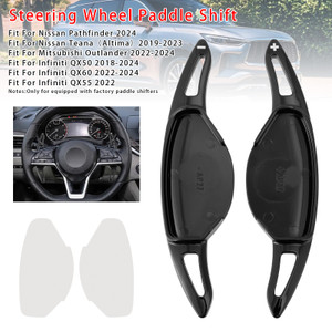 2022-2024 Mitsubishi Outlander Steering Wheel Paddle Shifter Extension Black Generic