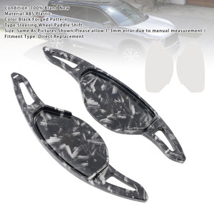 2018-2024 Infiniti QX50 Steering Wheel Paddle Shifter Extension Black Forged Pattern Generic