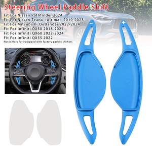2022-2024 Infiniti QX60 Steering Wheel Paddle Shifter Extension Aluminium Blue Generic