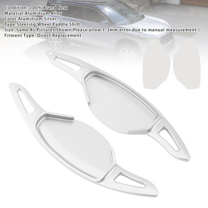 2022-2024 Mitsubishi Outlander Steering Wheel Paddle Shifter Extension Aluminium Silver Generic