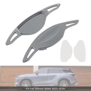 2018-2024 Infiniti QX50 Steering Wheel Paddle Shifter Extension Aluminium Grey Generic