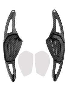 2020-2023 ŠKODA Octavia Steering Wheel Paddle Shifter Extension Carbon Fiber Black Look Generic
