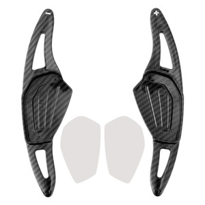 2022-2023 ŠKODA Kodiaq Steering Wheel Paddle Shifter Extension Carbon Fiber Black Look Generic