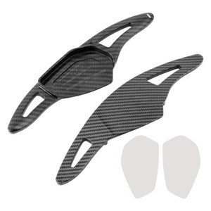2022-2023 ŠKODA Kodiaq Steering Wheel Paddle Shifter Extension Carbon Fiber Black Look Generic