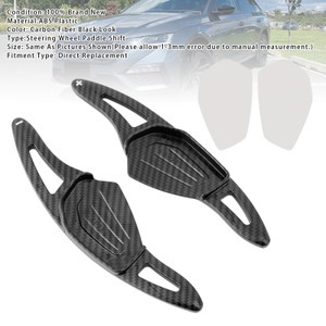 2022-2023 ŠKODA Kodiaq Steering Wheel Paddle Shifter Extension Carbon Fiber Black Look Generic
