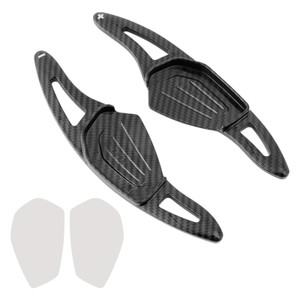 2022-2024 ŠKODA Octavia RS/VRS Steering Wheel Paddle Shifter Extension Carbon Fiber Black Look Generic