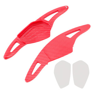 2022-2023 ŠKODA Kodiaq Steering Wheel Paddle Shifter Extension Carbon Fiber Red Look Generic
